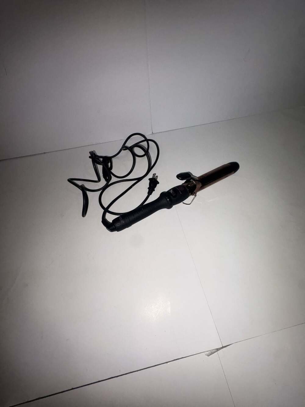 Bombay Hair 32mm Rose Gold Curling Iron with Clamp Digital LCD Display